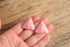 Pink Triangle Earrings